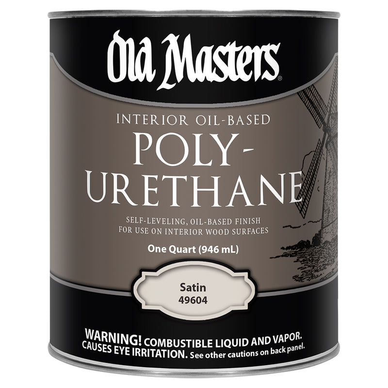 Old Masters Polyurethane Satin - Quart by Old Masters | LCB Paint & Supply