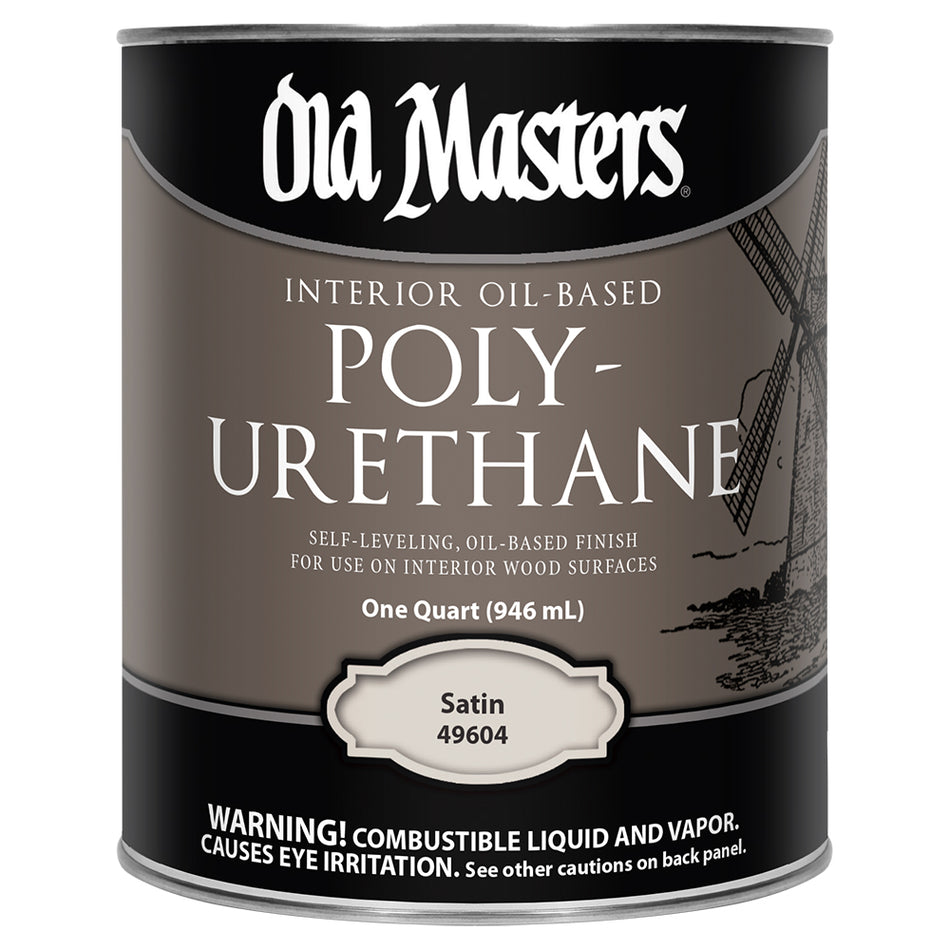 Old Masters Oil-Based Polyurethane, Satin, Quart
