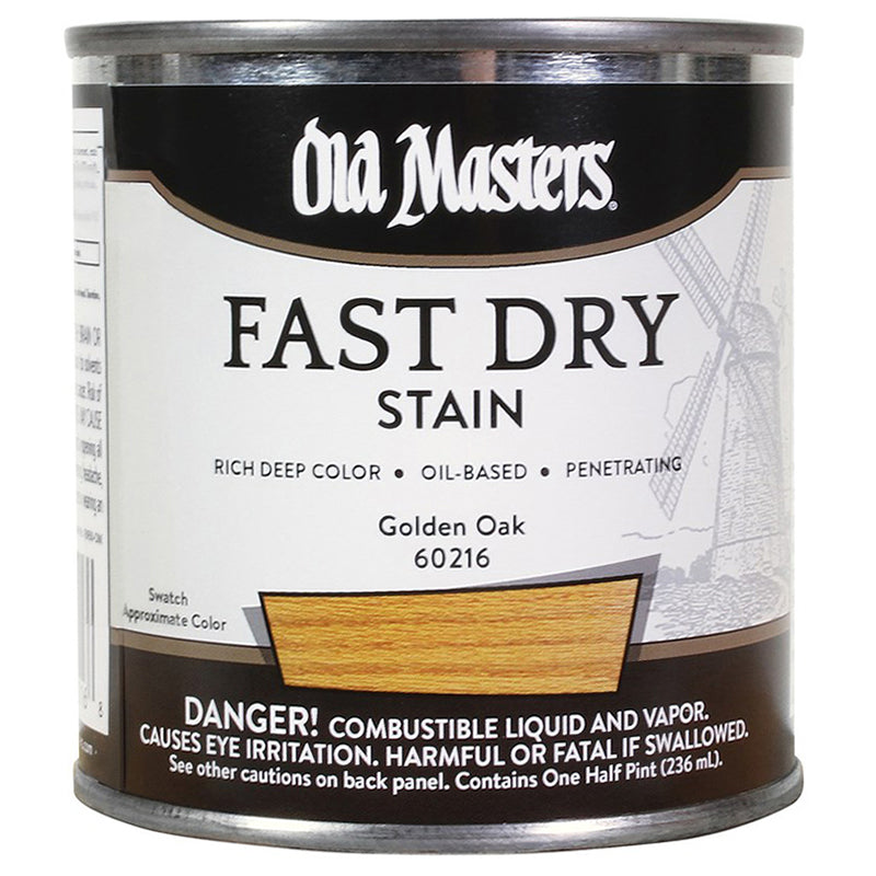 Old Masters Fast Dry Stain, Golden Oak, Half Pint