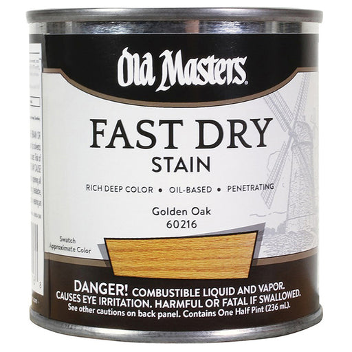 Old Masters Fast Dry Stain, Golden Oak, Half Pint