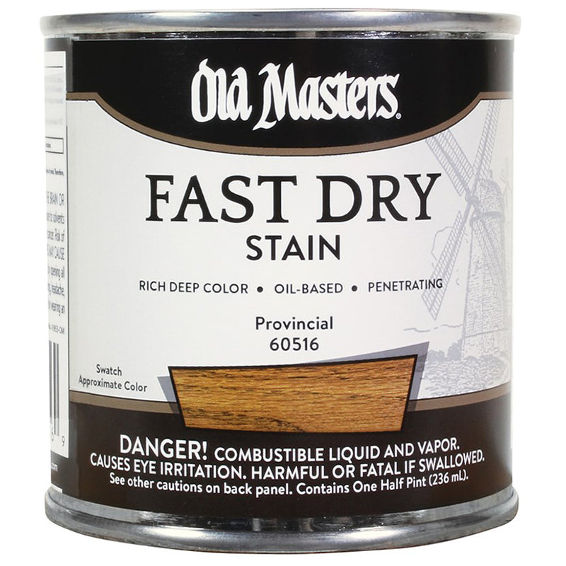 Old Masters Fast Dry Stain, Provincial, Half Pint