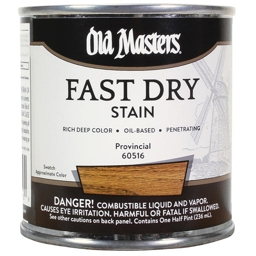 Old Masters Fast Dry Stain, Provincial, Half Pint