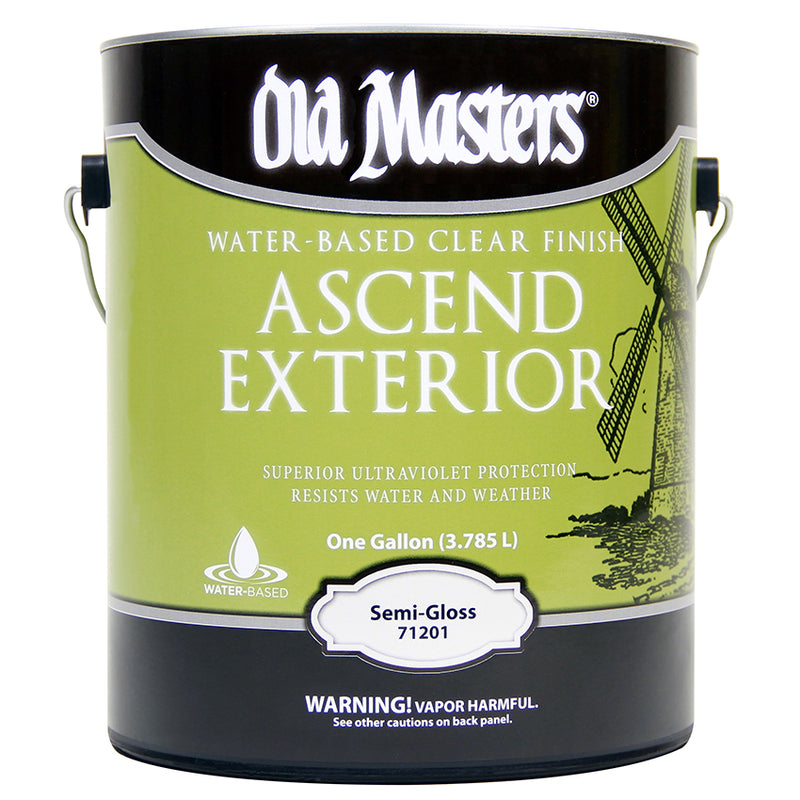 Old Masters Ascend Exterior Water-based Finish Semi-Gloss Clear 1 Gallon product image