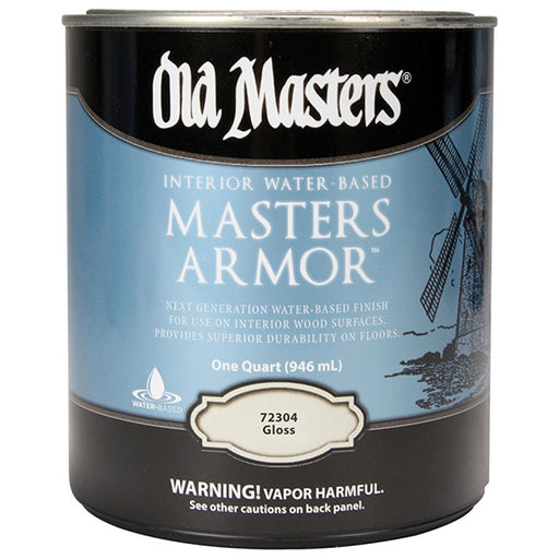 Old Masters Armor Interior Water-Based Finish, Gloss, Quart