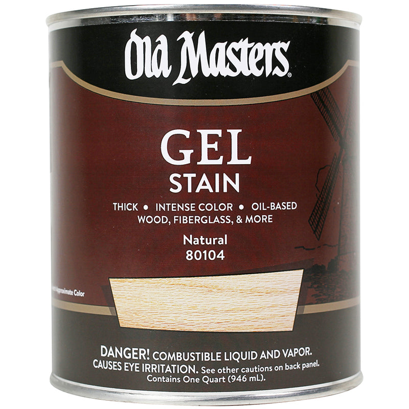 Old Masters Gel Stain, Natural, Quart