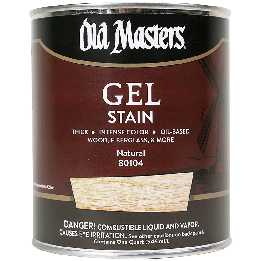 Old Masters Gel Stain, Natural, Quart