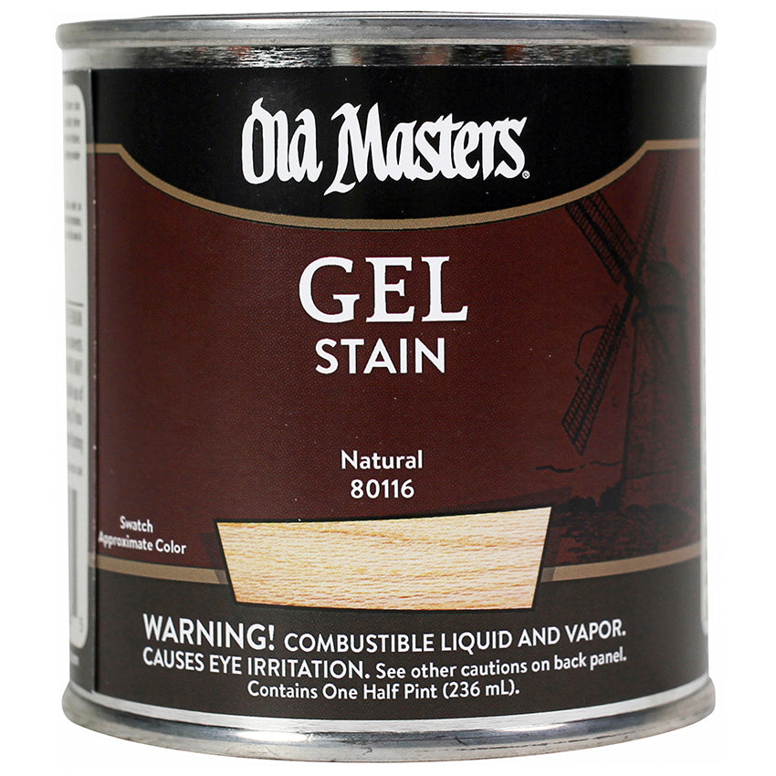 Old Masters Gel Stain, Natural, Half Pint