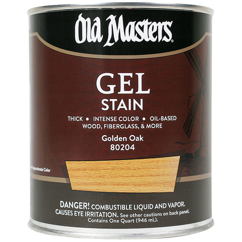 Old Masters Gel Stain, Golden Oak, Quart