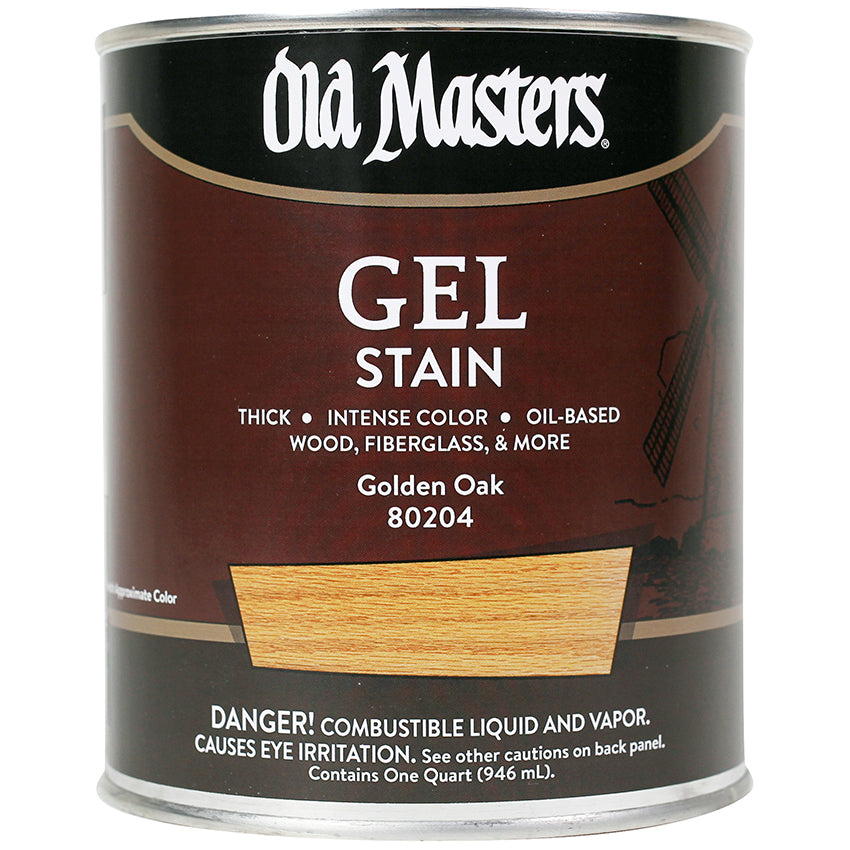 Old Masters Gel Stain, Golden Oak, Quart