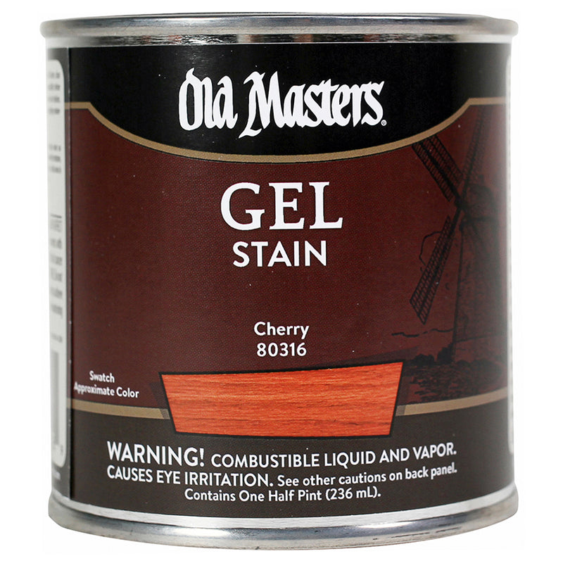 Old Masters Gel Stain, Cherry, Half Pint