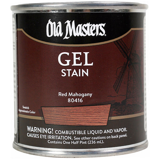 Old Masters Gel Stain, Red Mahogany, Half Pint