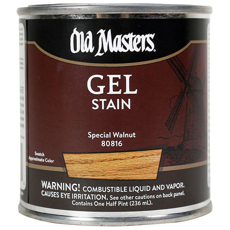 Old Masters Gel Stain, Special Walnut, Half Pint