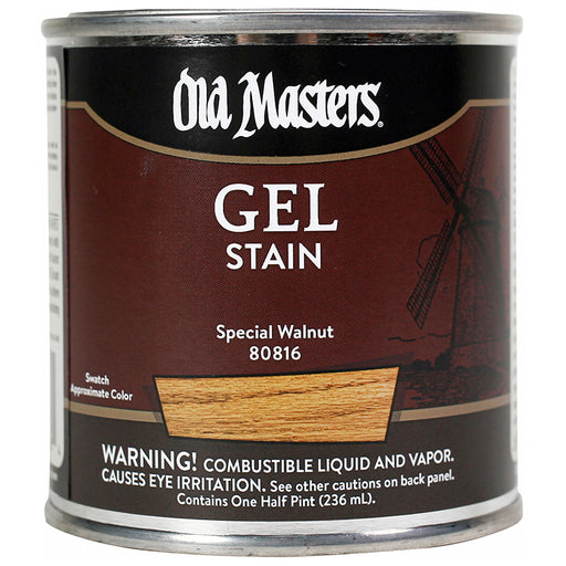 Old Masters Gel Stain, Special Walnut, Half Pint