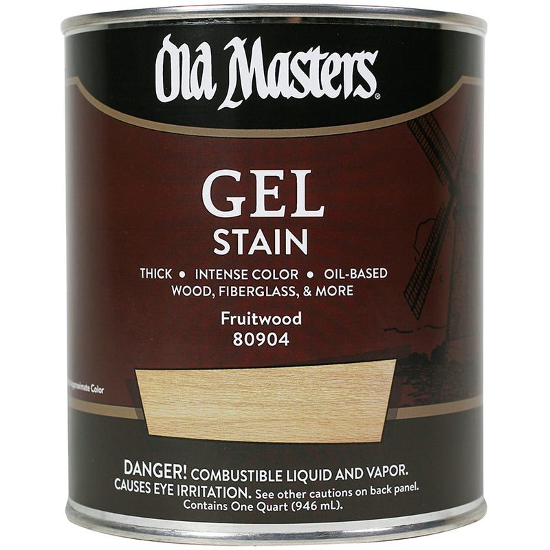 Old Masters Gel Stain, Fruitwood, Quart