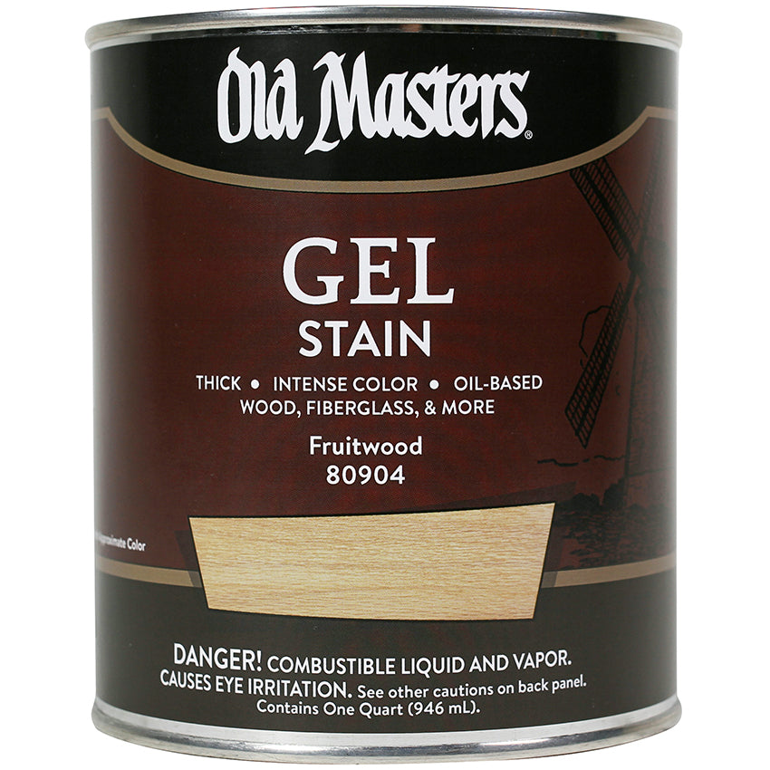 Old Masters Gel Stain, Fruitwood, Quart
