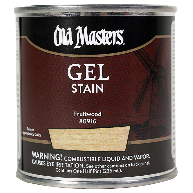 Old Masters Gel Stain, Fruitwood, Half Pint
