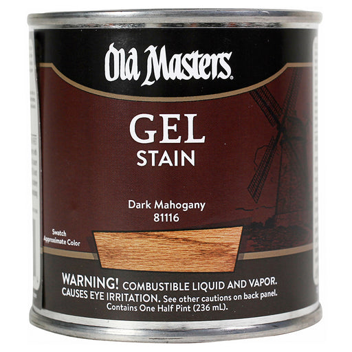 Old Masters Gel Stain, Dark Mahogany, Half Pint