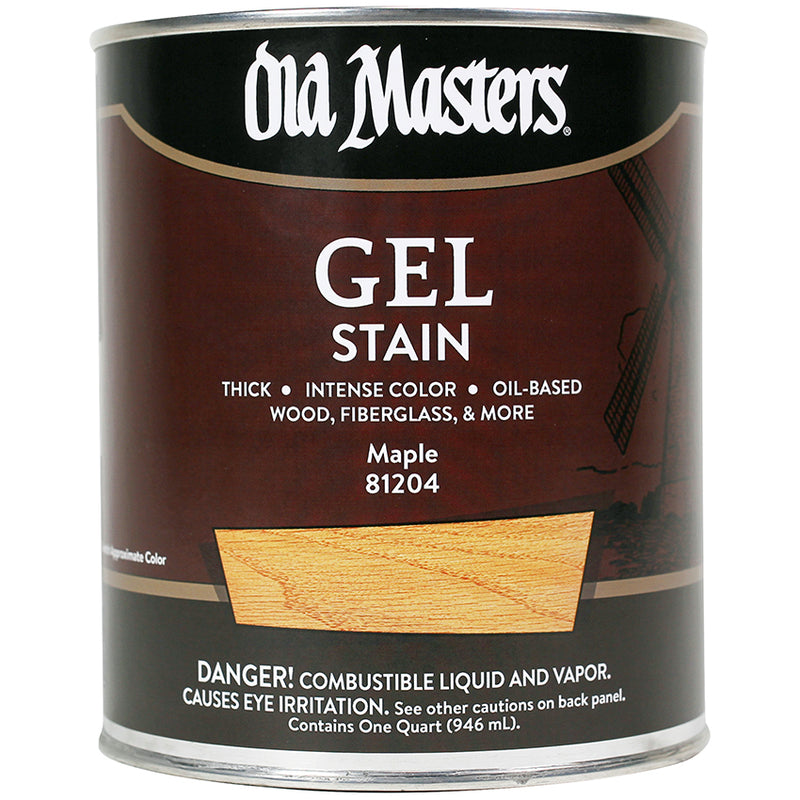 Old Masters Gel Stain, Maple, Quart