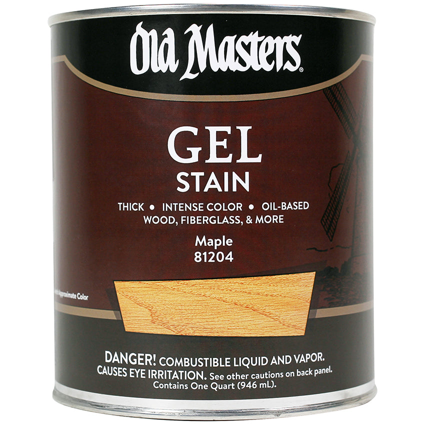 Old Masters Gel Stain, Maple, Quart