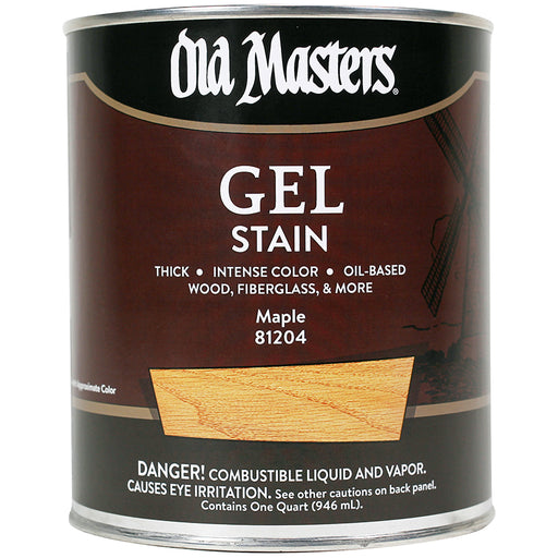 Old Masters Gel Stain, Maple, Quart