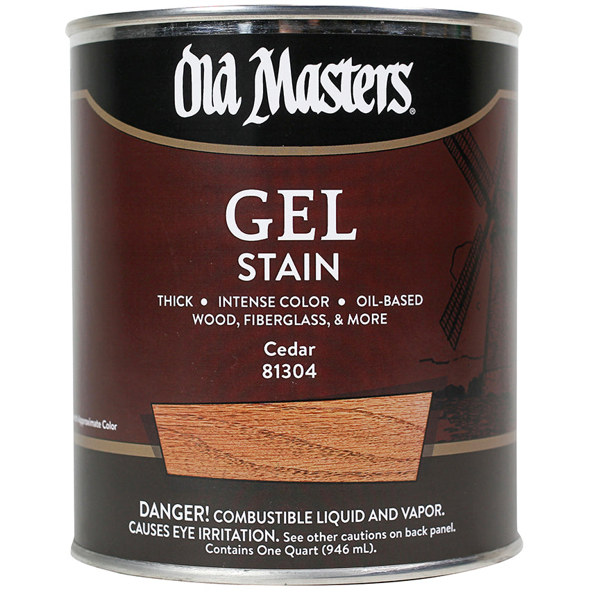 Old Masters Gel Stain, Cedar, Quart