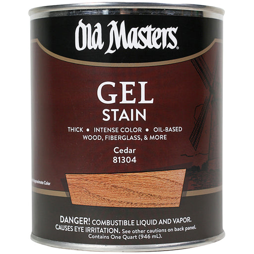 Old Masters Gel Stain, Cedar, Quart