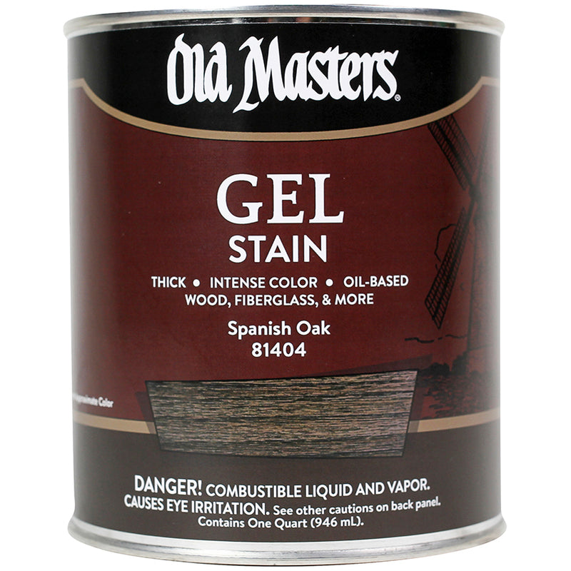 Old Masters Gel Stain, Spanish Oak, Quart