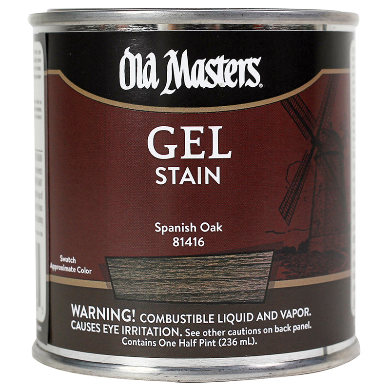 Old Masters Gel Stain, Spanish Oak, Half Pint