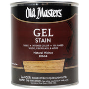 Old Masters Gel Stain, Natural Walnut, Quart