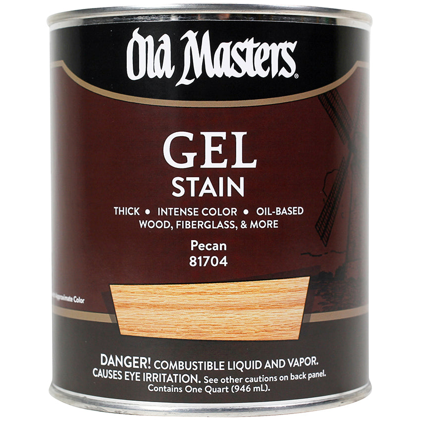 Old Masters Gel Stain, Pecan, Quart