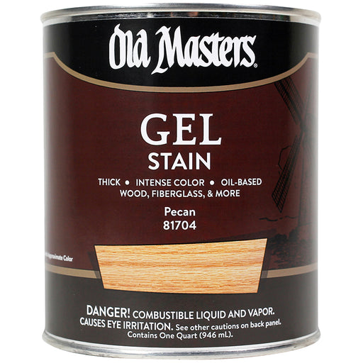 Old Masters Gel Stain, Pecan, Quart