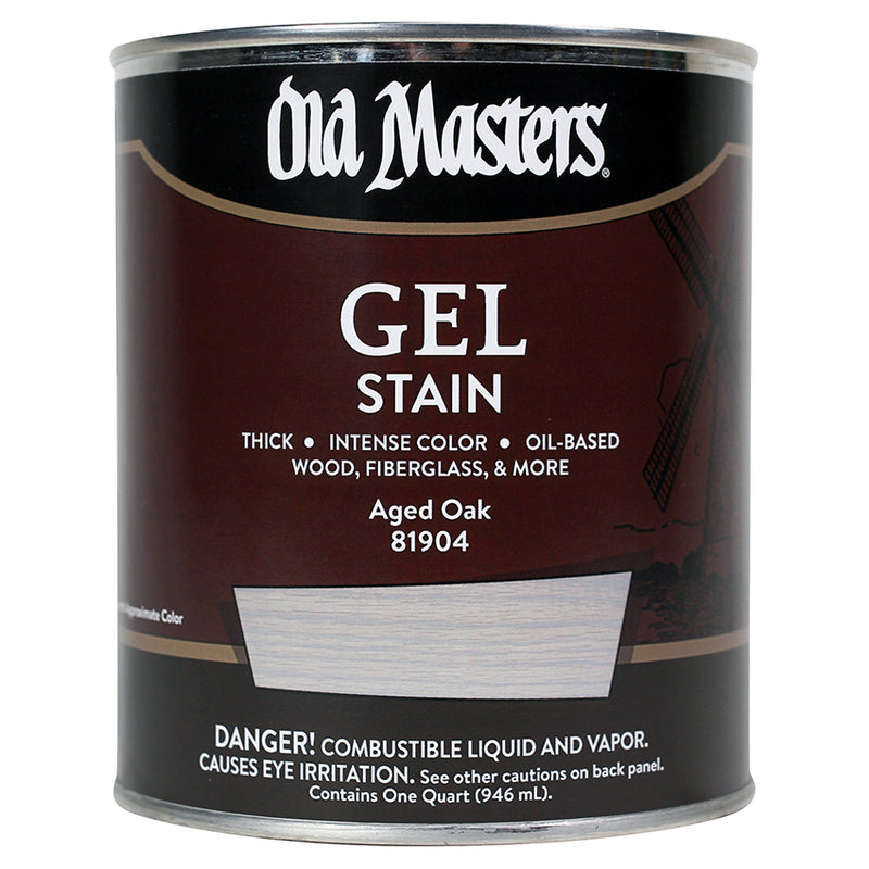 Old Masters Gel Stain, Aged Oak, Quart