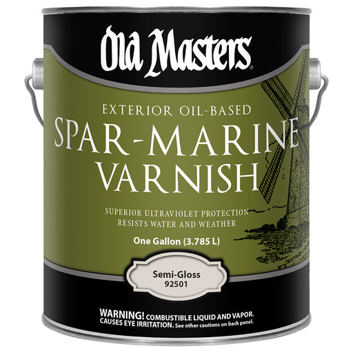 Old Masters Spar-Marine Varnish, Clear Semi-Gloss, Gallon