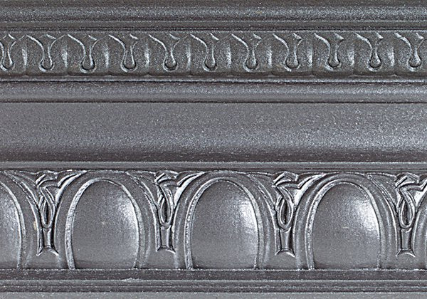 Modern Masters Satin Metallic Steel Gray manufacturer sample; reference for Quart