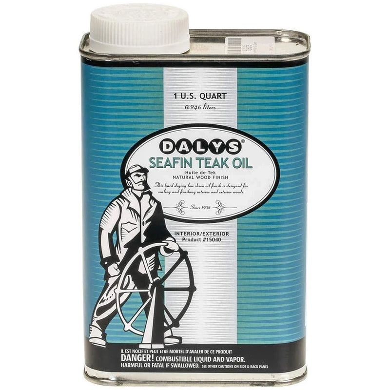 Daly's SeaFin Teak Oil, Clear Amber, Quart