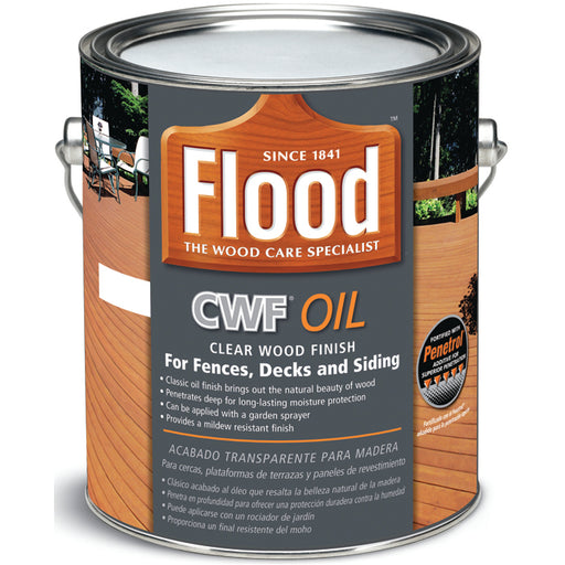 Flood CWF-OIL Penetrating Oil Wood Finish, Natural, Gallon