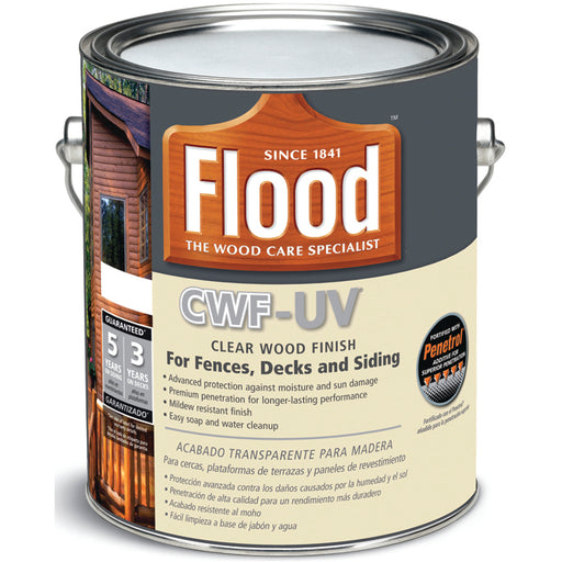 Flood CWF-UV Exterior Clear Wood Finish Natural Matte Gallon product image
