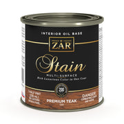 ZAR Interior Oil Base Stain, Premium Teak, Half Pint manufacturer can