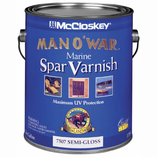 McCloskey Man O'War Marine Spar Varnish, Clear Semi-Gloss, Gallon