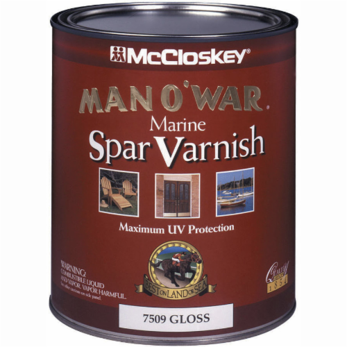 McCloskey Man O'War Marine Spar Varnish, Clear Gloss, Gallon