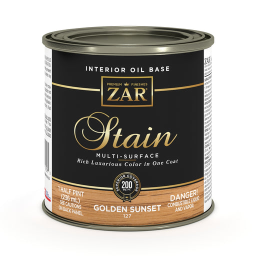 ZAR Interior Oil Base Stain, Golden Sunset, Half Pint manufacturer can