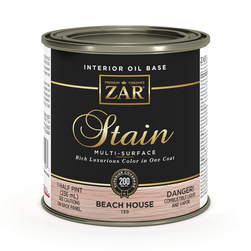 ZAR Interior Oil Base Stain, Beach House, Half Pint manufacturer can