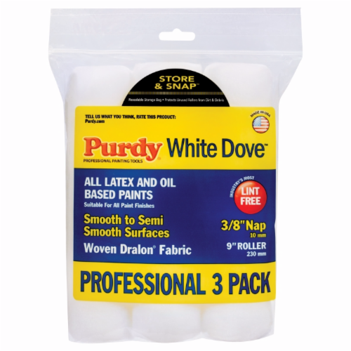 Purdy White Dove Roller Cover - 9in x 3/8in Nap by Purdy | LCB Paint & Supply