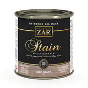 ZAR Interior Oil Base Stain, Silk Gray, Half Pint manufacturer can