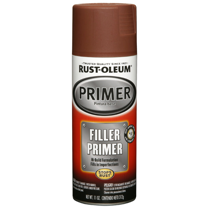 Rust Oleum Spray Filler Primer Red 12 oz Project Weekend DIY