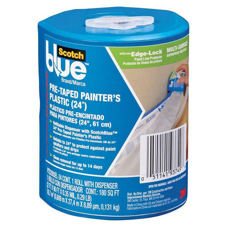 3M Pretapd Plastic with ds Ptd2093el - 24 - 24inx30yd - LCB Paint & Supply