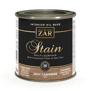 ZAR Interior Oil Base Stain, Gray Cashmere, Half Pint manufacturer can