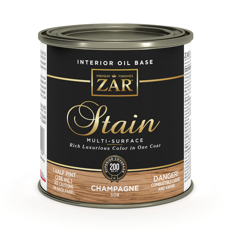 ZAR Interior Oil Base Stain, Champagne, Half Pint manufacturer can