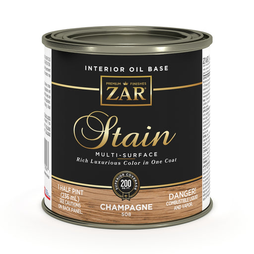 ZAR Interior Oil Base Stain, Champagne, Half Pint manufacturer can
