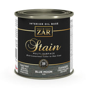 ZAR Interior Oil Base Stain, Blue Moon, Half Pint manufacturer can